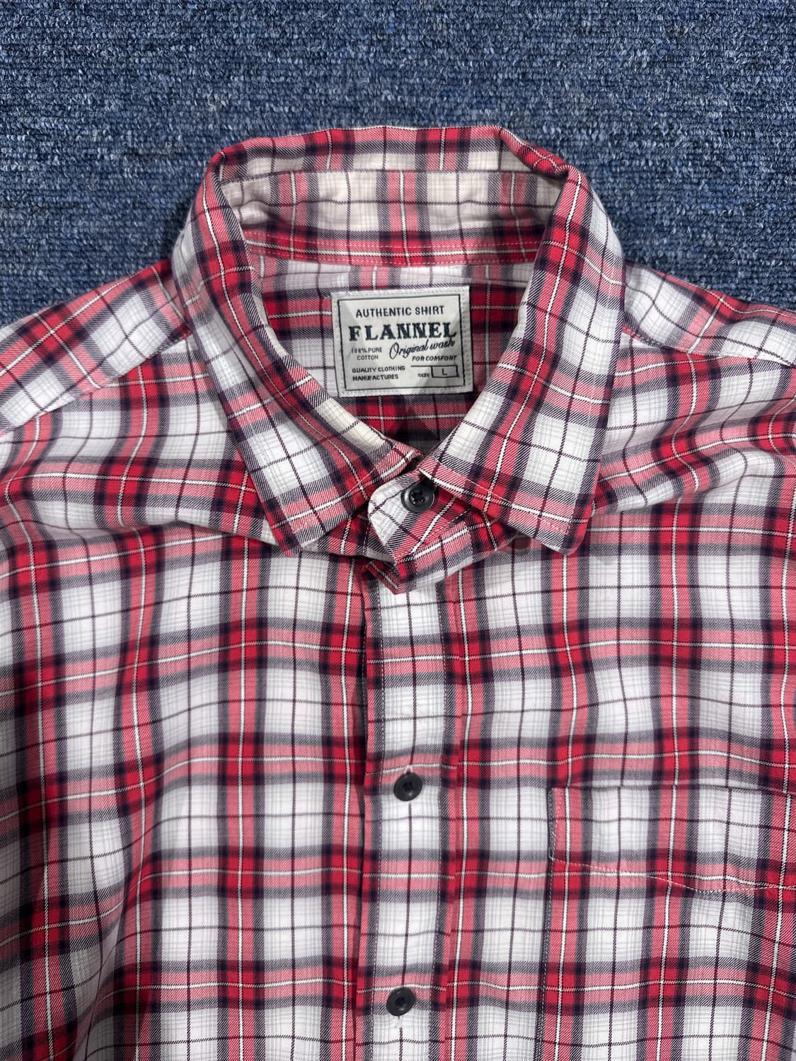 유니클로  플란넬 레드 셔츠 상품이미지2