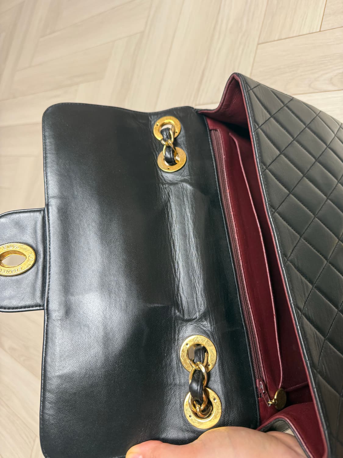 빈티지 샤넬 빅씨씨 클래식 라지 상품이미지6