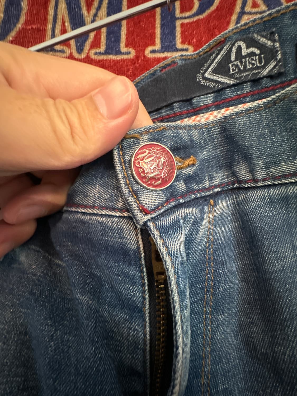 Evisu Straight Pants / W36 상품이미지10
