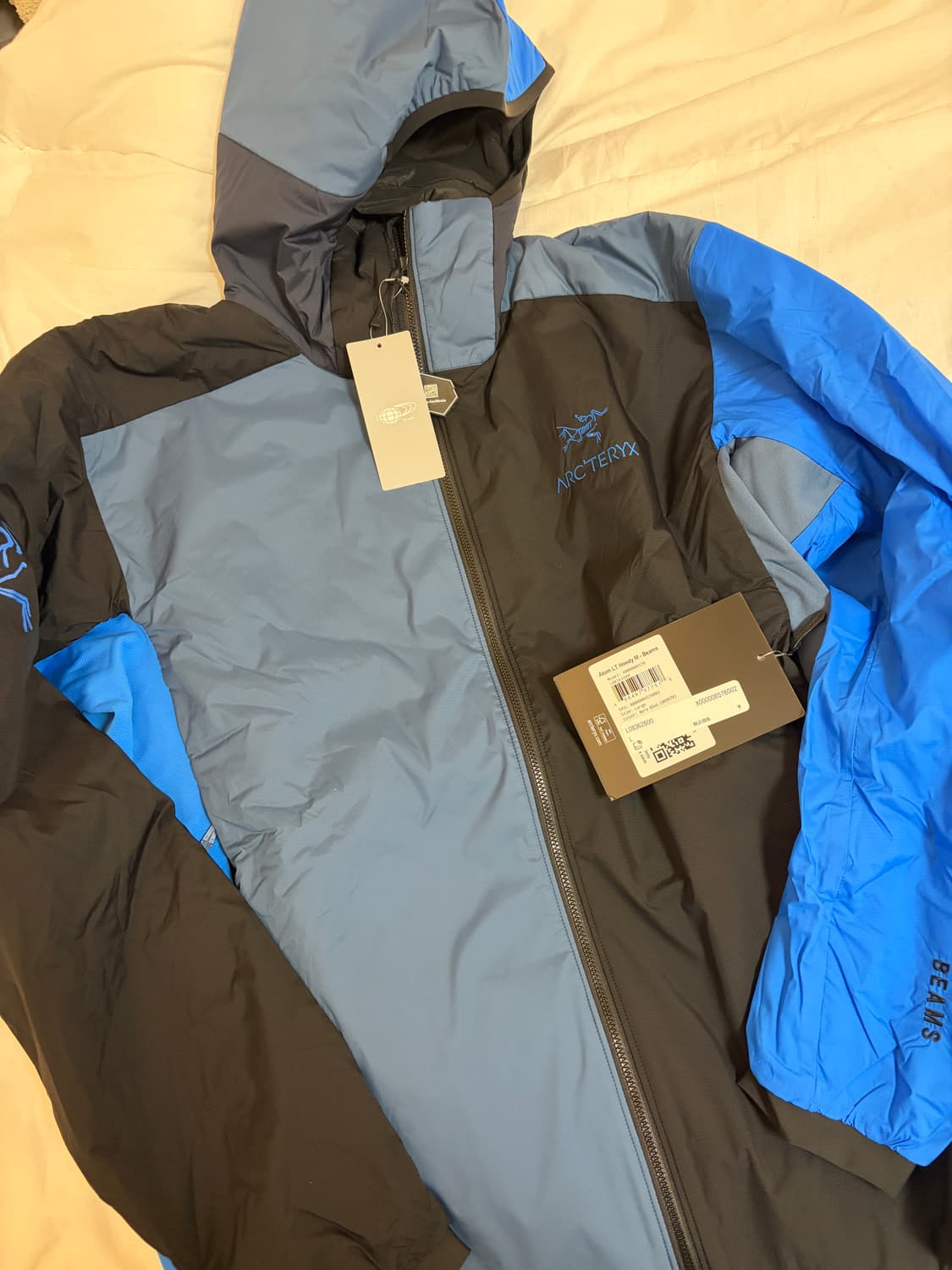 아크테릭스X빔즈 아톰 보로블루 L 새상품 상품이미지1