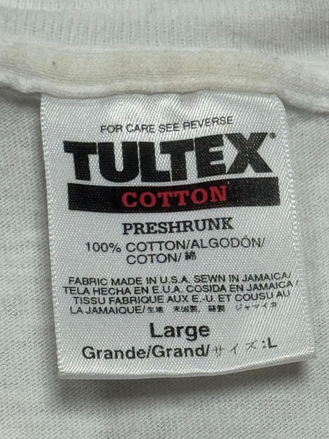 90s tultex tag shirt 상품이미지4