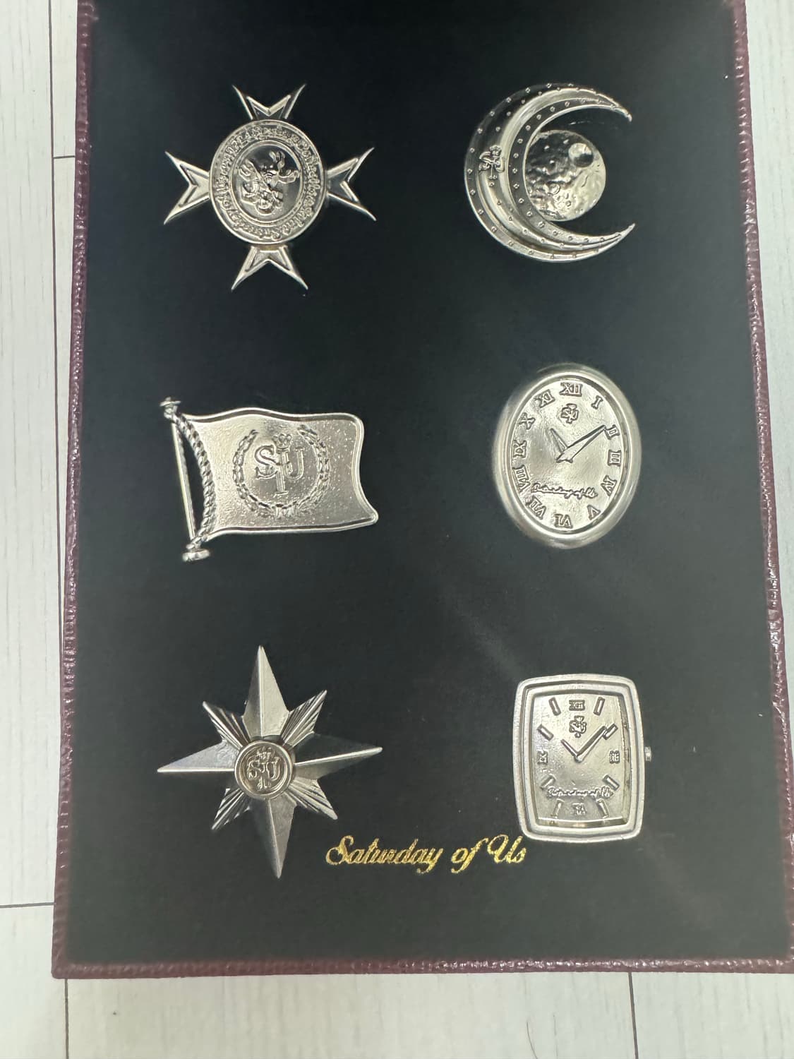 Stu 스냅 브로치 6종 판매합니다 상품이미지1