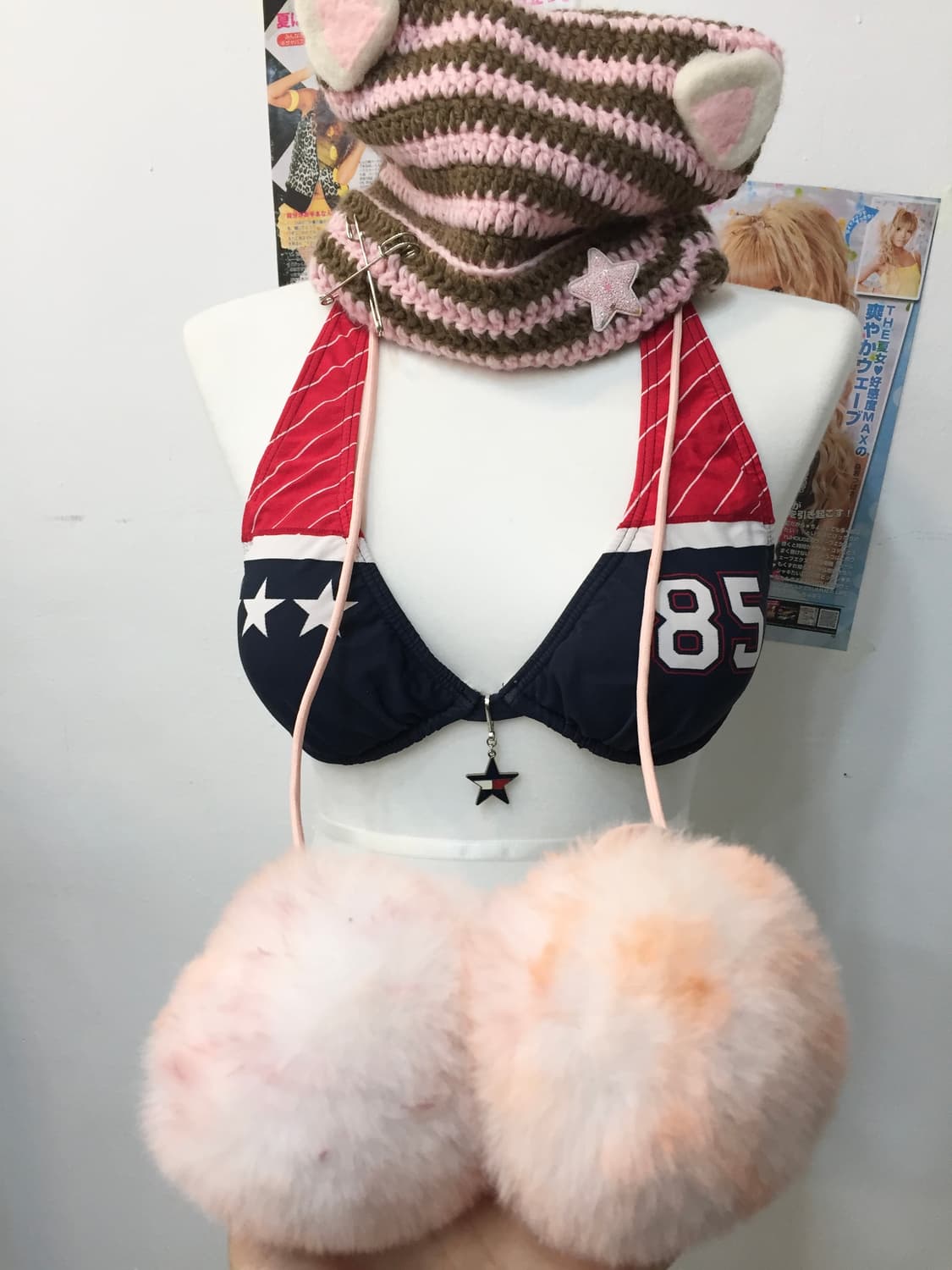 왕방울 고양이 비니 상품이미지3