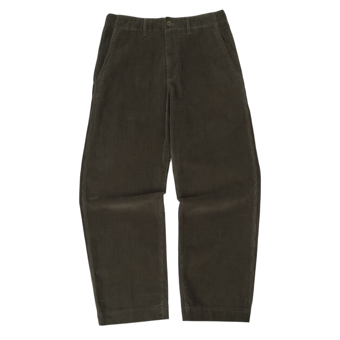 POTTERY 포터리 카키 코듀로이 와이드 팬츠 상품이미지1