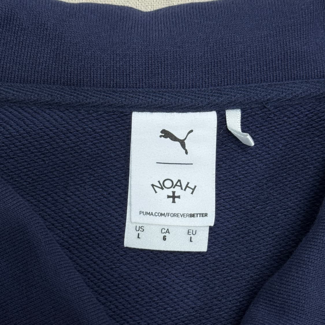 노아 x 푸마 자수 카라 스웻 L 상품이미지6
