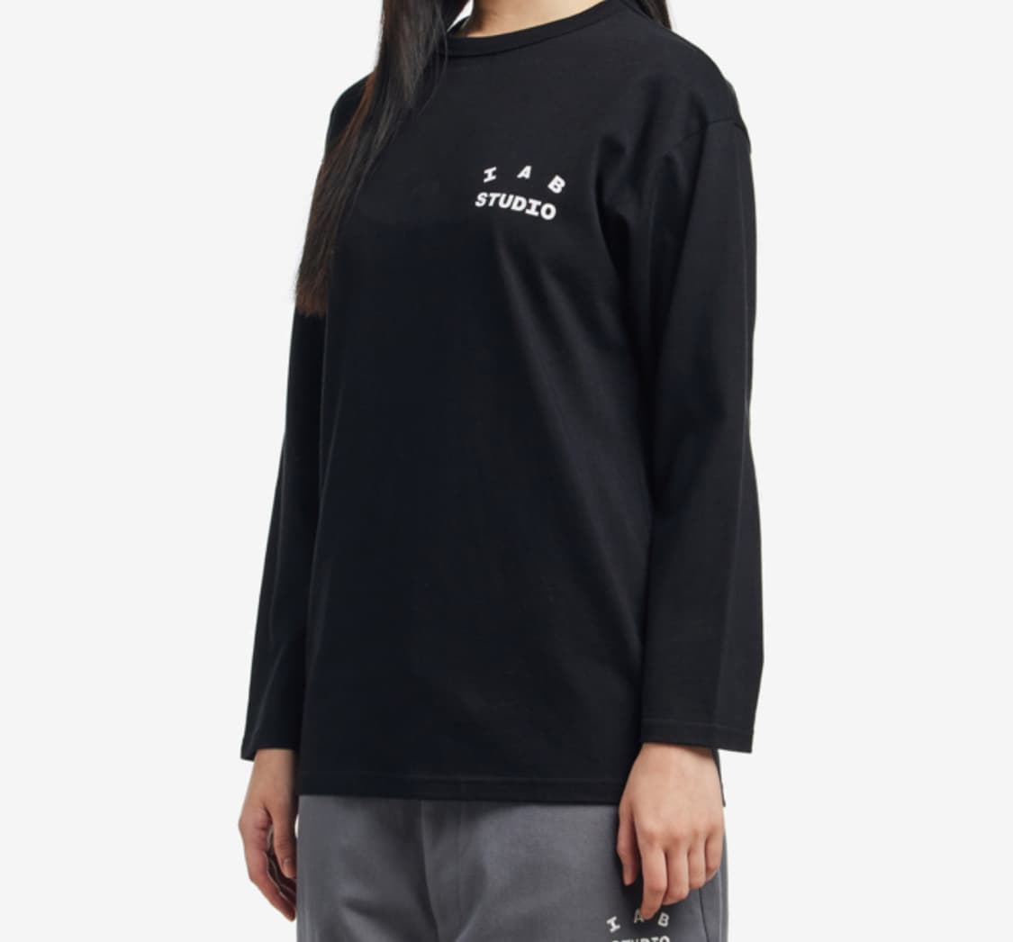 아아앱 롱슬리브 블랙 - L 상품이미지4