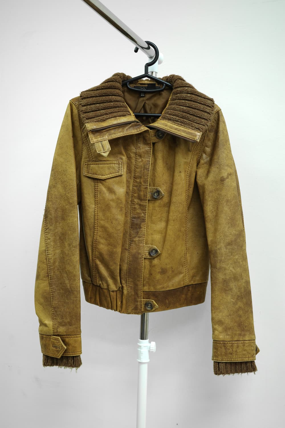 빈티지 브라운 리얼 레더 가죽 자켓 상품이미지6