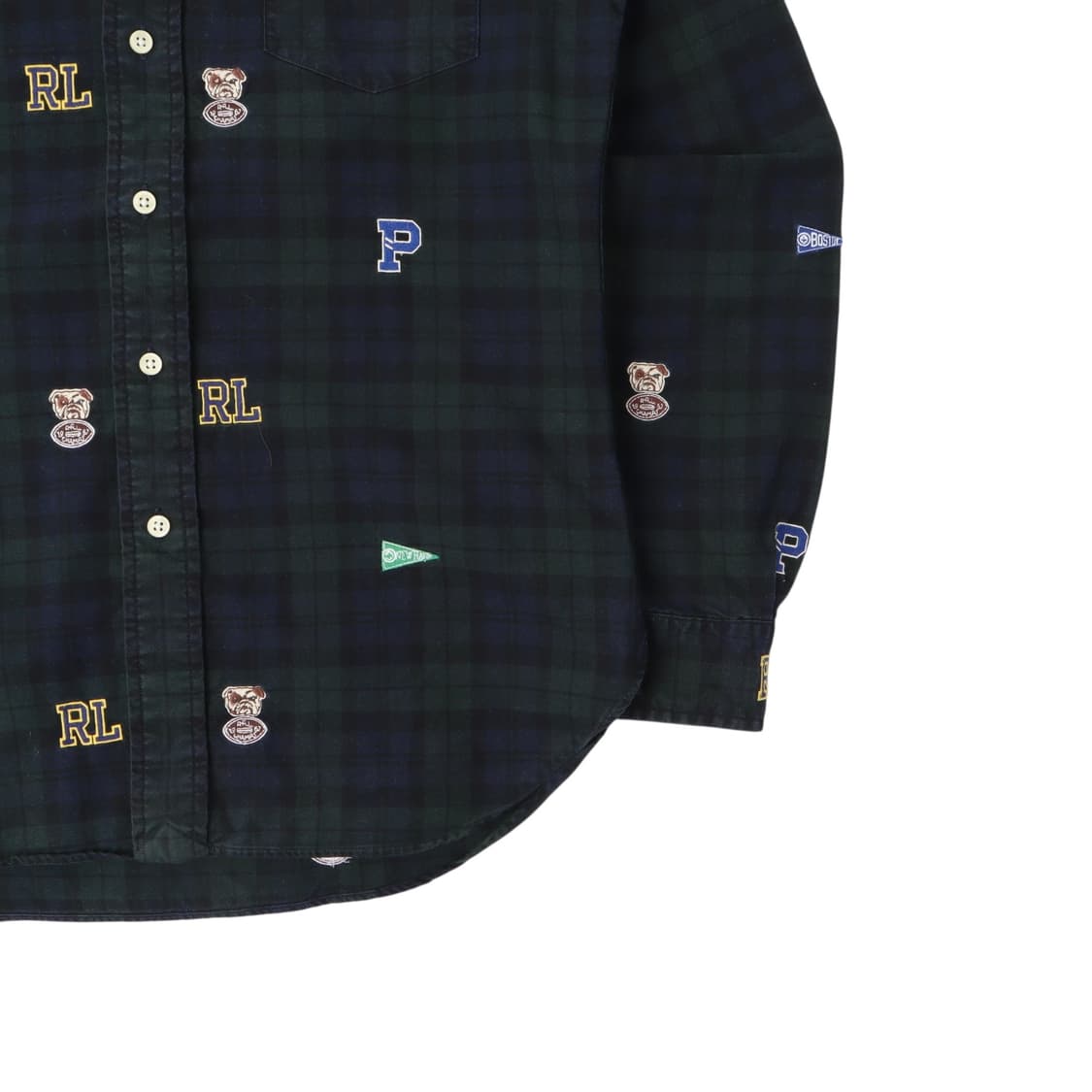 폴로 랄프로렌 플래그 블랙와치 타탄체크 셔츠 상품이미지4