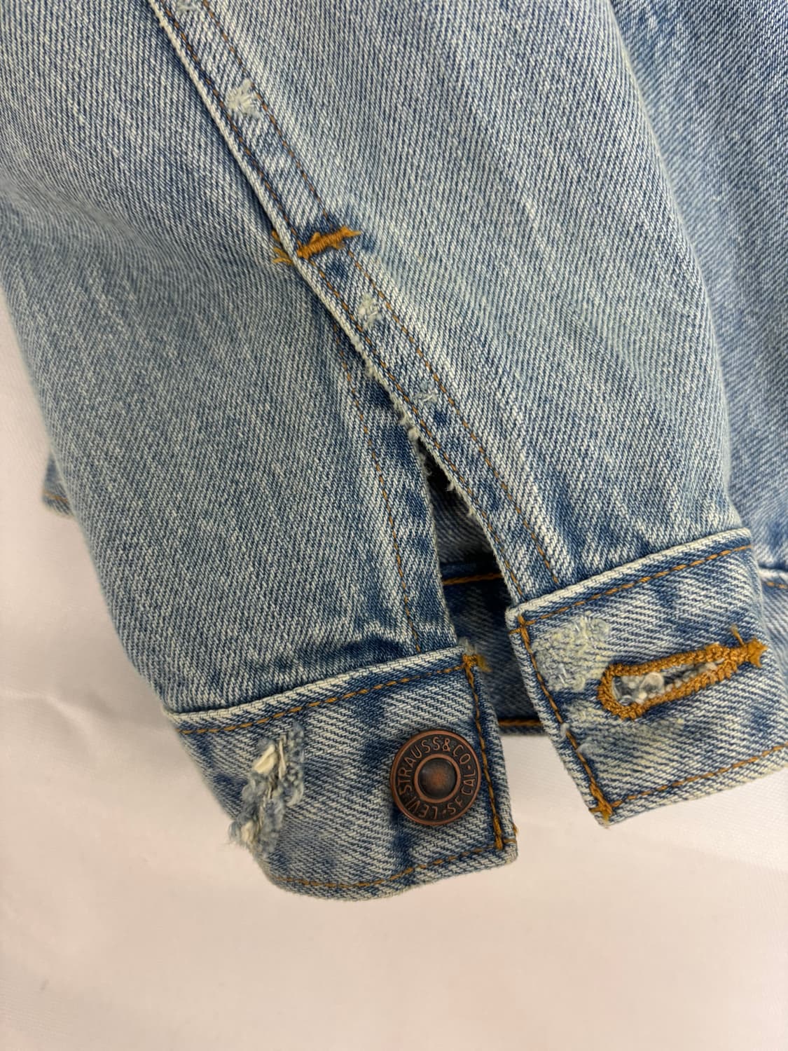 리바이스 LVC 오렌지탭 데님 트러커 자켓 S 상품이미지5