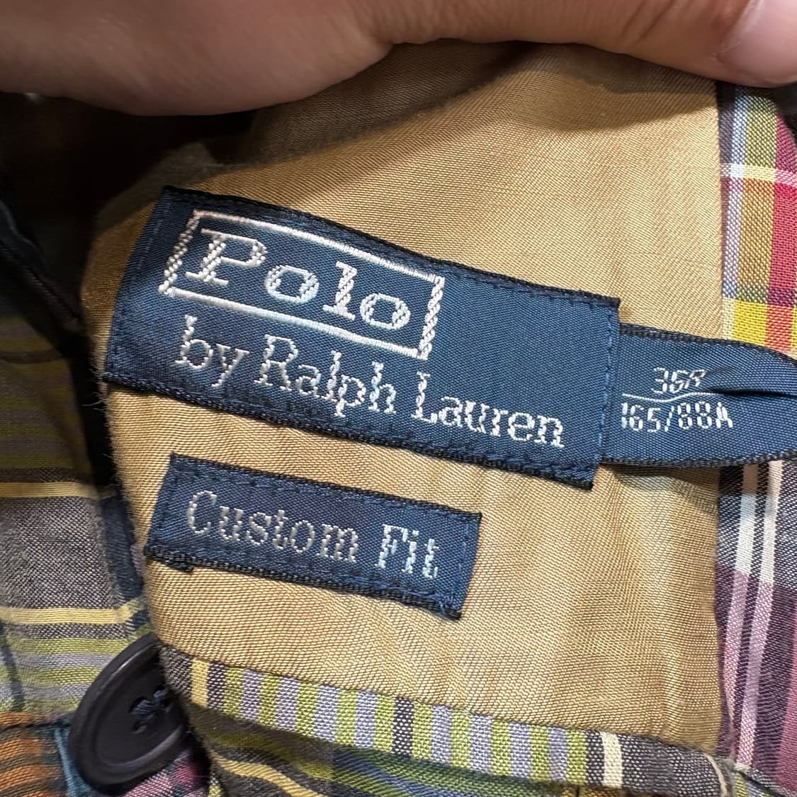 [36R] POLO 폴로 랄프로렌 패치워크 블레이저  상품이미지6