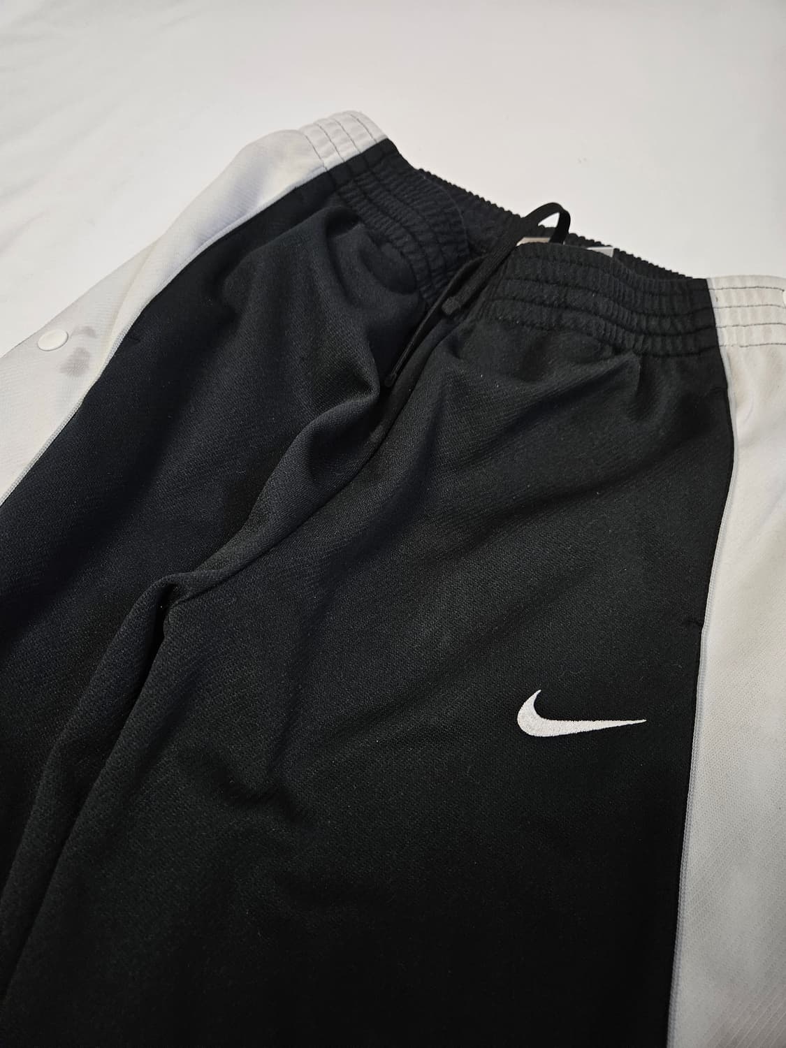 00s 나이키 일본판 올드스쿨 트랙팬츠 버튼 와이드팬츠 바지 XL 빈티지 상품이미지3