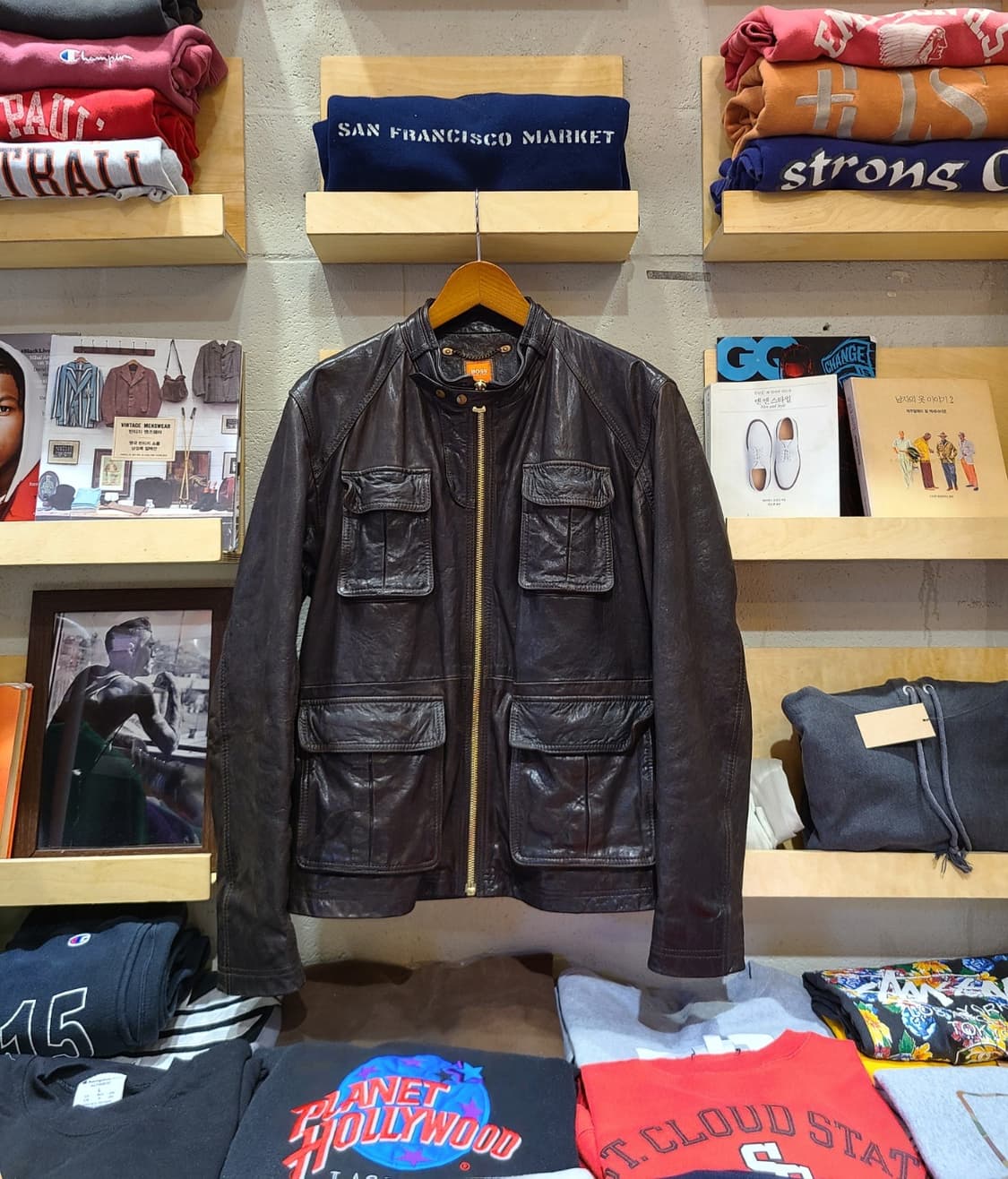 휴고보스 오랜지 라벨 필드 자켓 상품이미지1