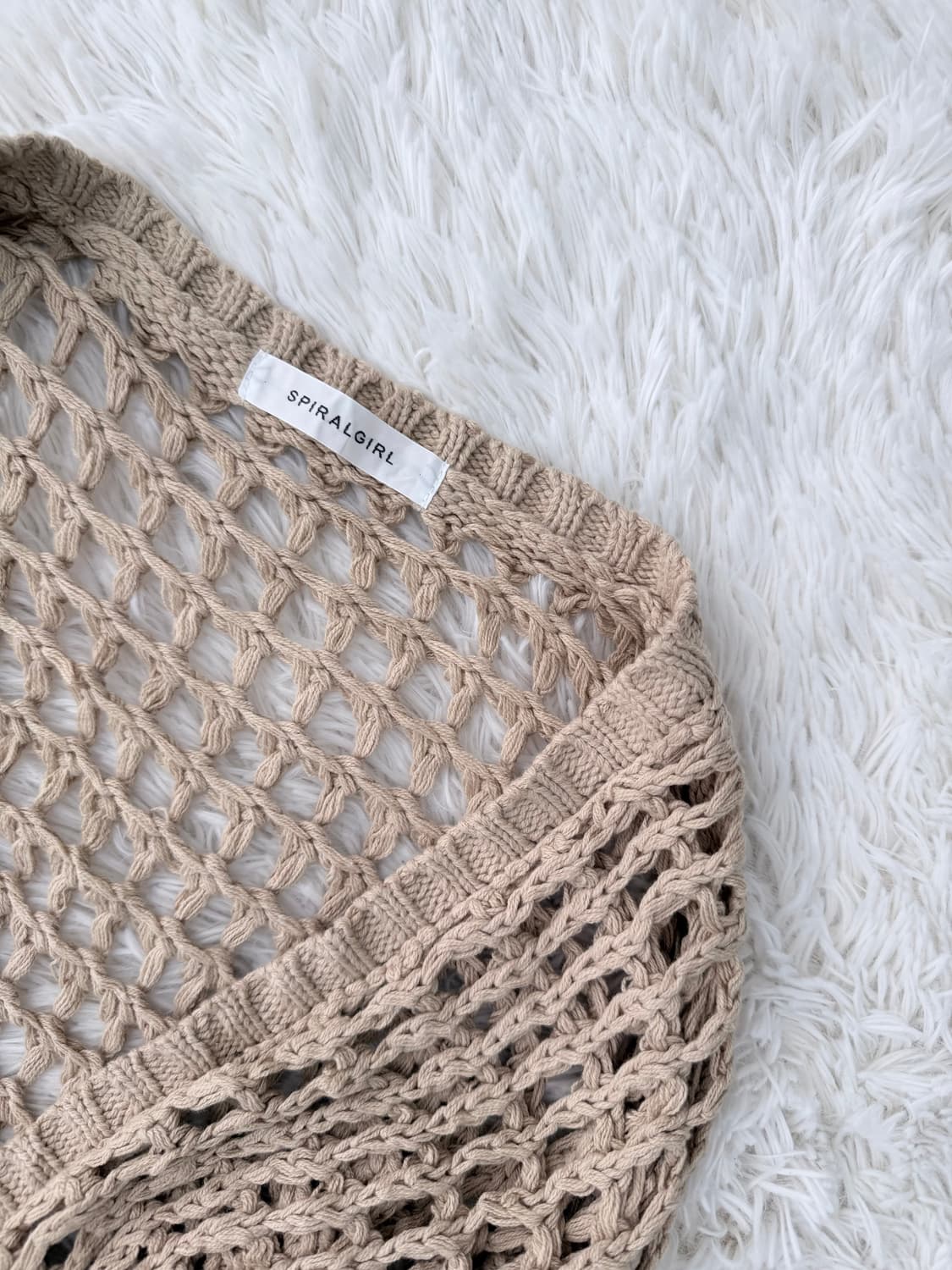 롱 크로쉐 니트 가디건 상품이미지2