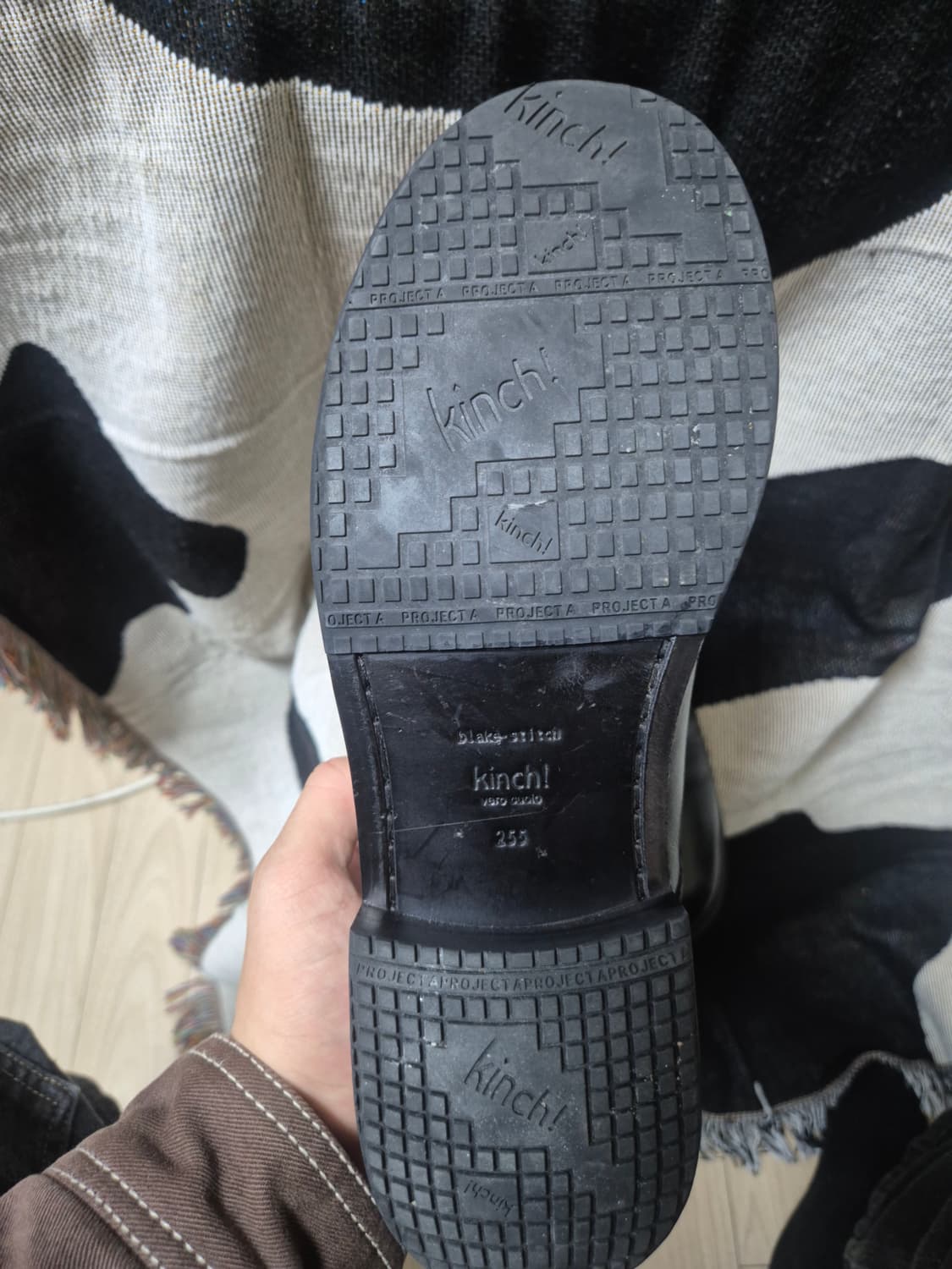 KINCH! 남성 더비슈즈 블랙 255mm~260 상품이미지3