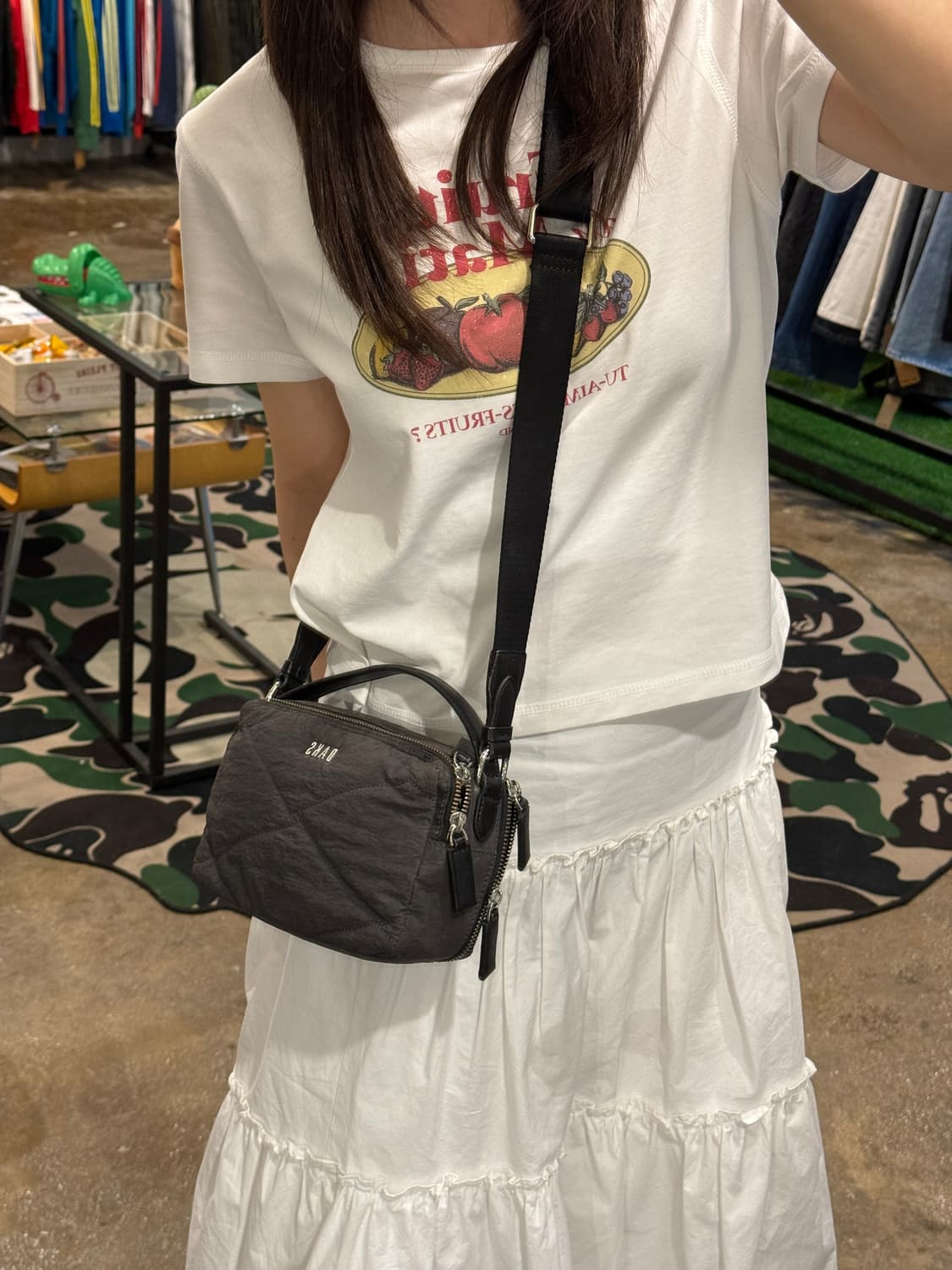 닥스(DAKS) 칼라일 퀼팅 크로스백 상품이미지1