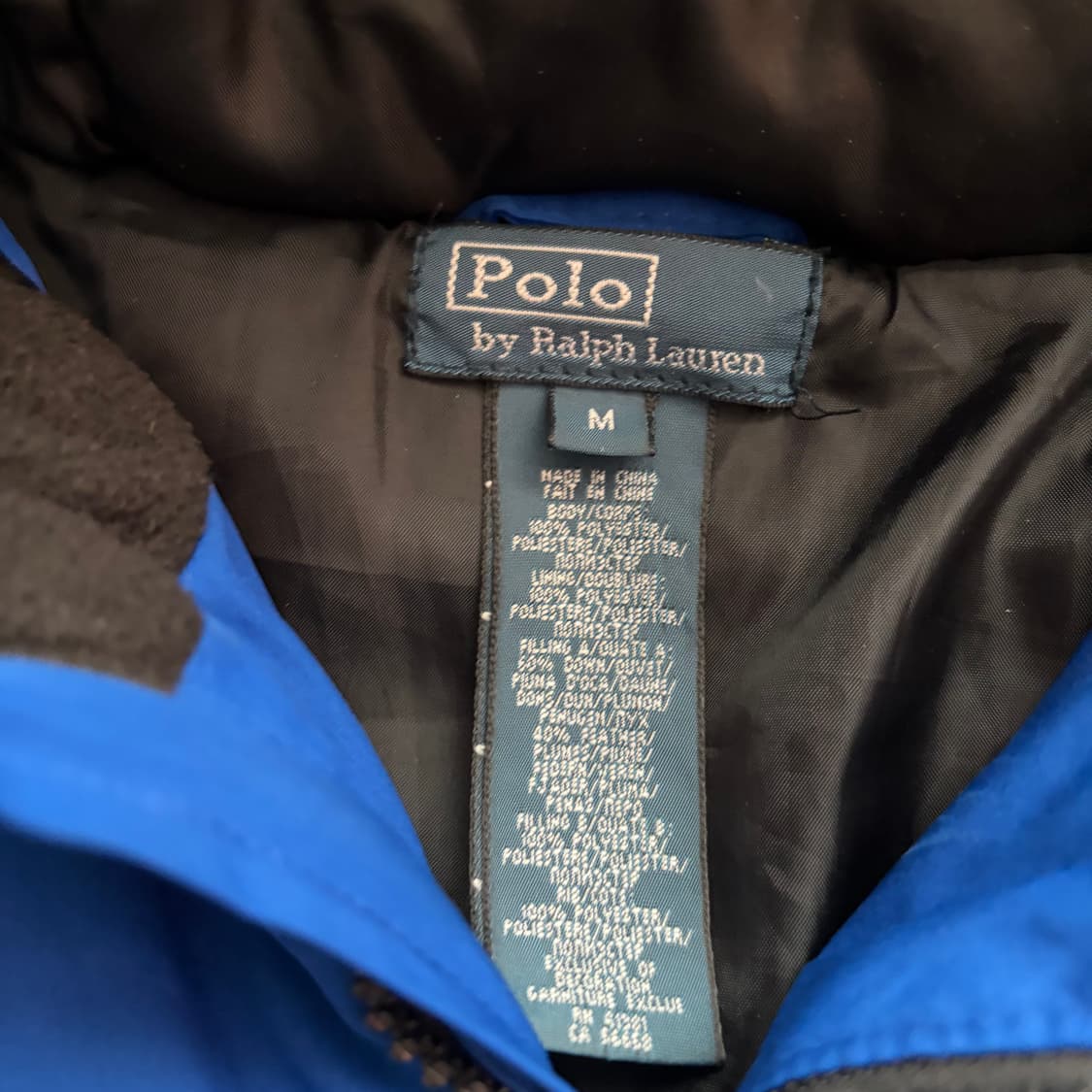 폴로 랄프로렌 빅포니 패딩 블루 상품이미지3