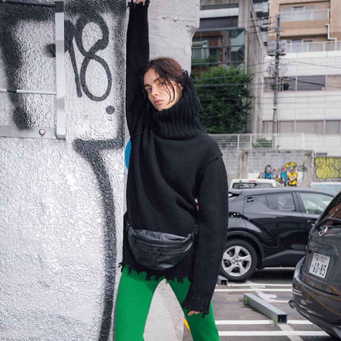 퍼버즈 레더 백 상품이미지2