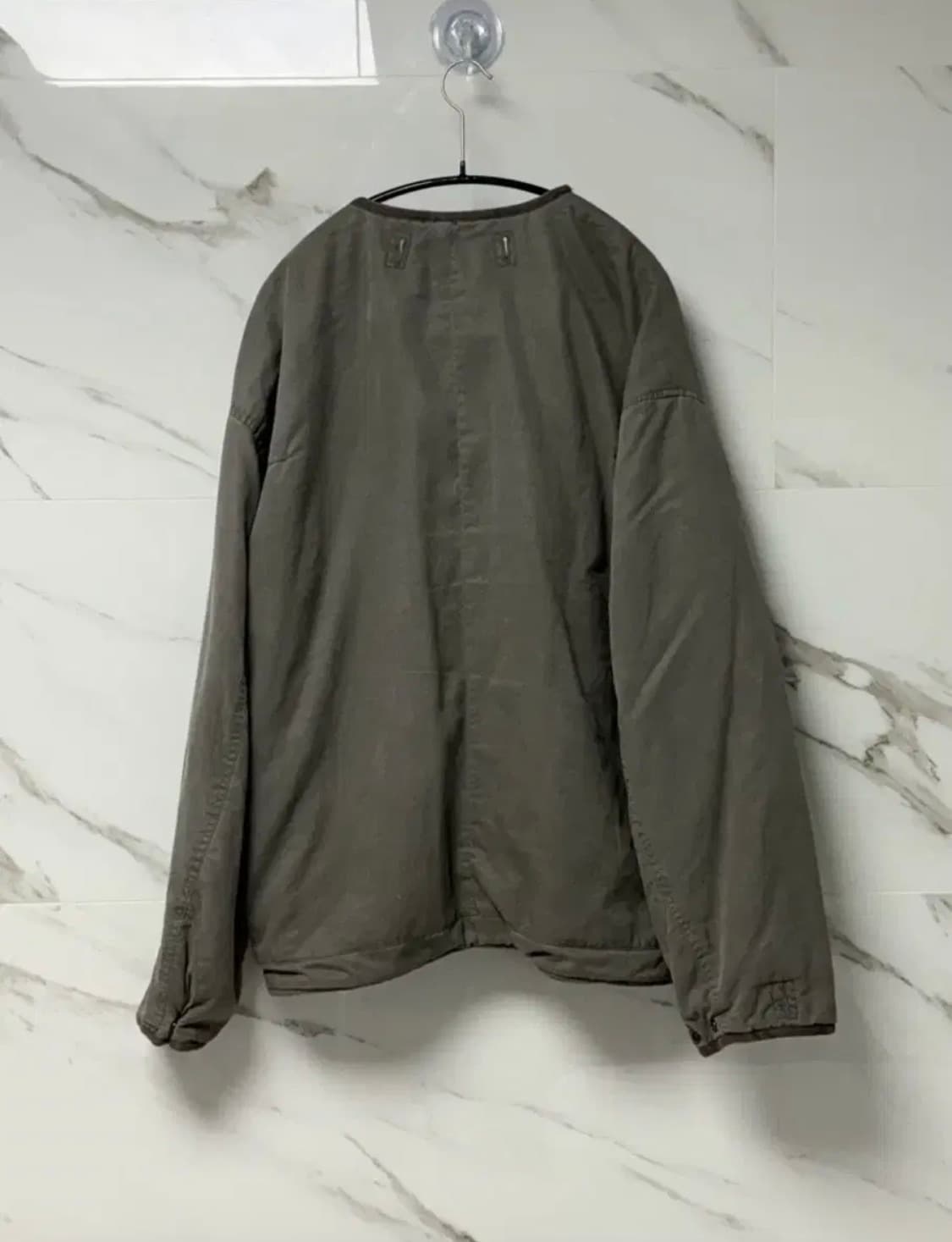 23FW 폴리테루 리버시블 라이너 자켓 세이지 제이드 블루 상품이미지3