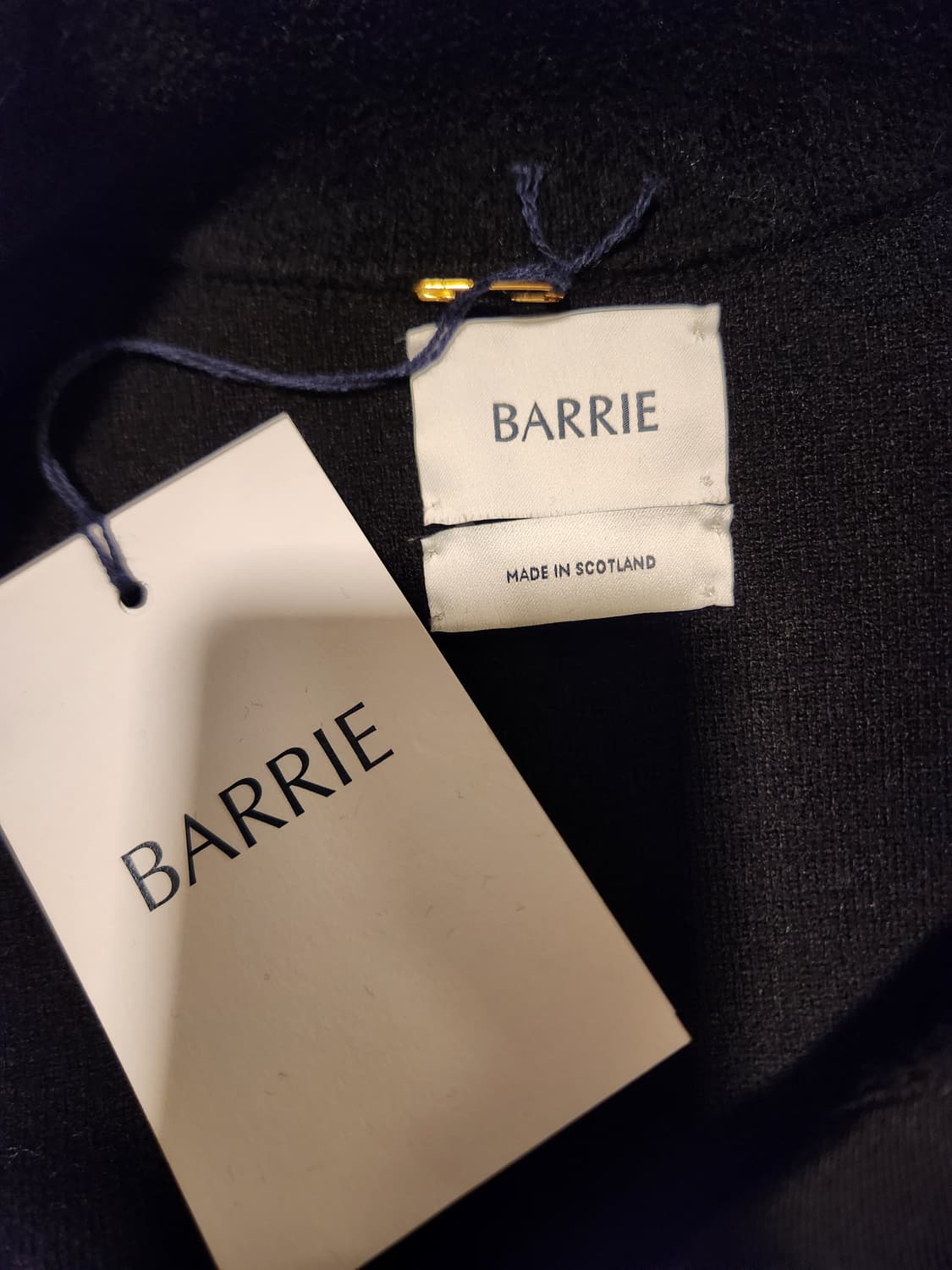 (정품)샤넬 배리BARRIE  블랙 캐시미어 스웨이드자켓 상품이미지9