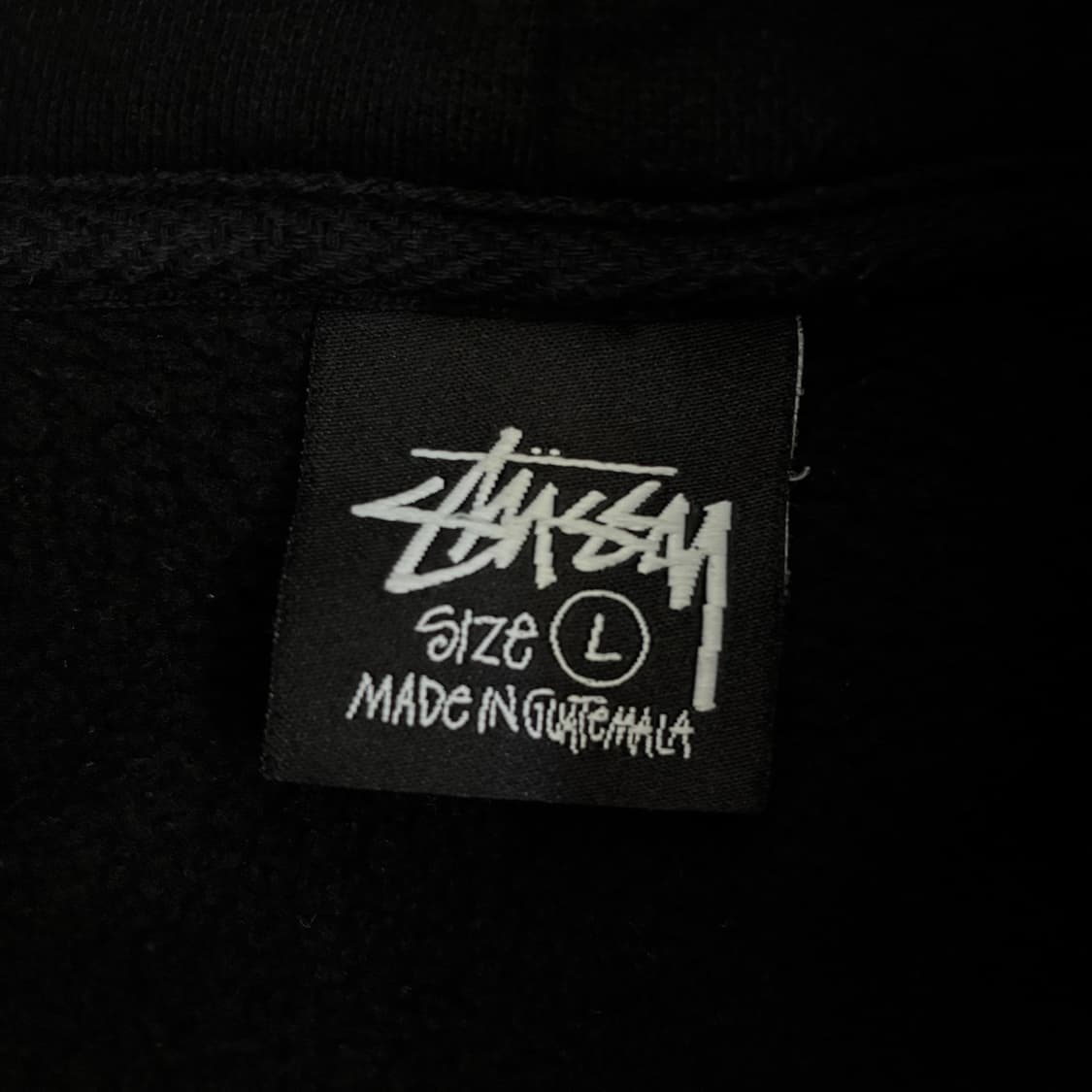 Stussy  스투시 블랙 베이직 후드집업  상품이미지7