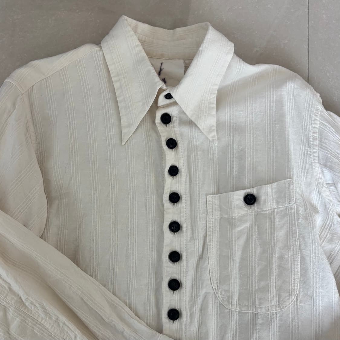 John Alexander Skelton 존 알렉산더 스켈톤 린넨 셔츠 상품이미지3