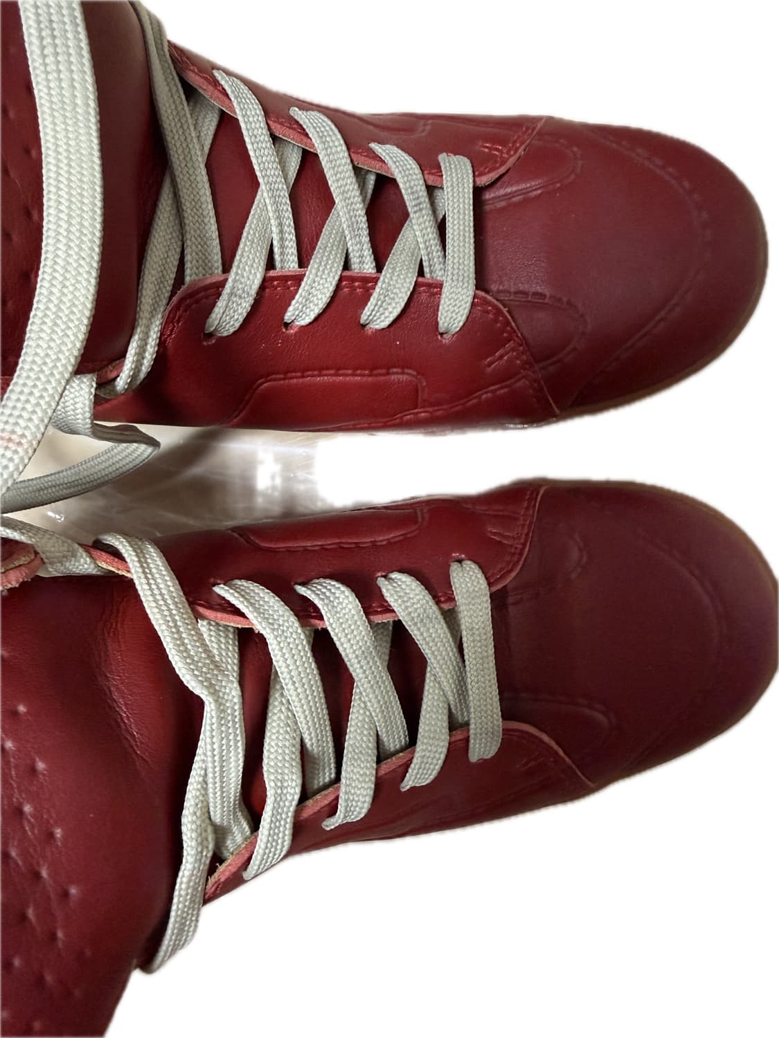 (270) 메종 마르지엘라 X H&M 하이탑 레드 상품이미지4