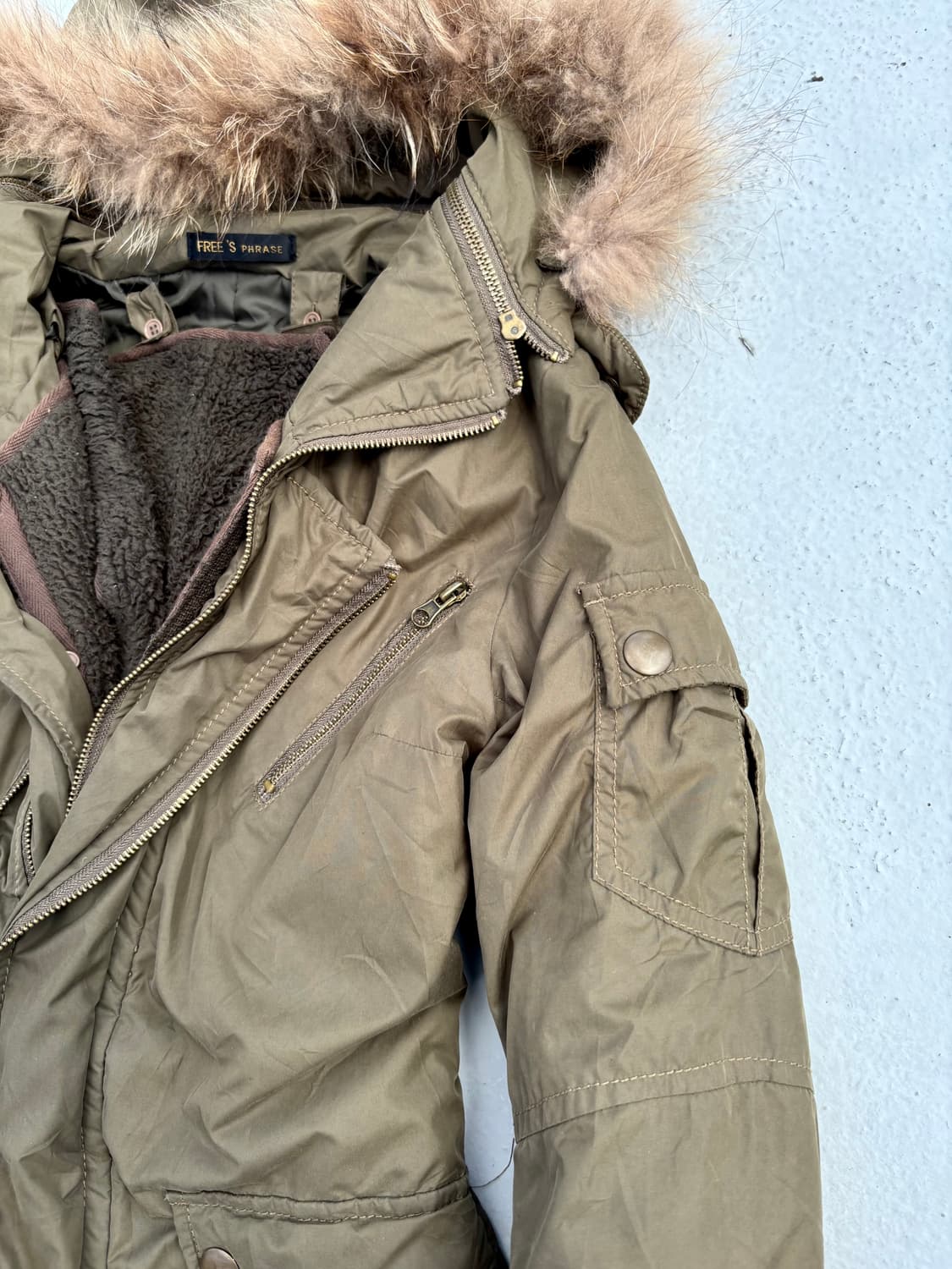 “Vintage” 00’s Mood Khaki Handwarmer Det 상품이미지9