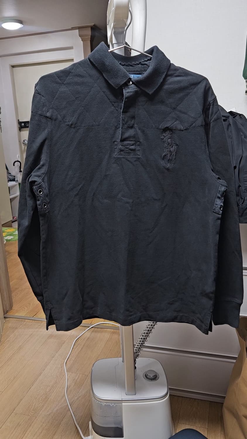 폴로 럭비티셔츠 블랙 L 상품이미지1