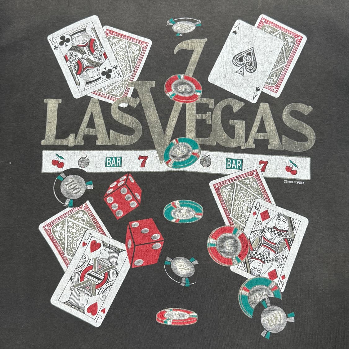 빈티지 90s 라스베가스 카지노 티셔츠 상품이미지3