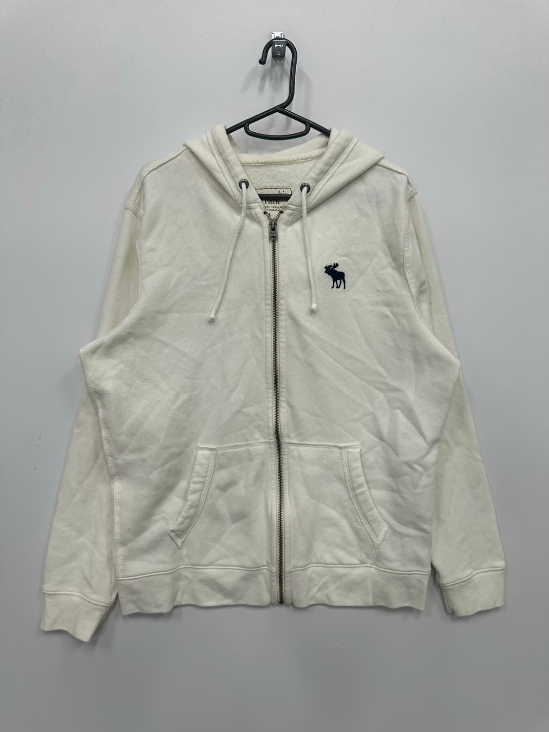 아베크롬비 화이트 후드집업 상품이미지1