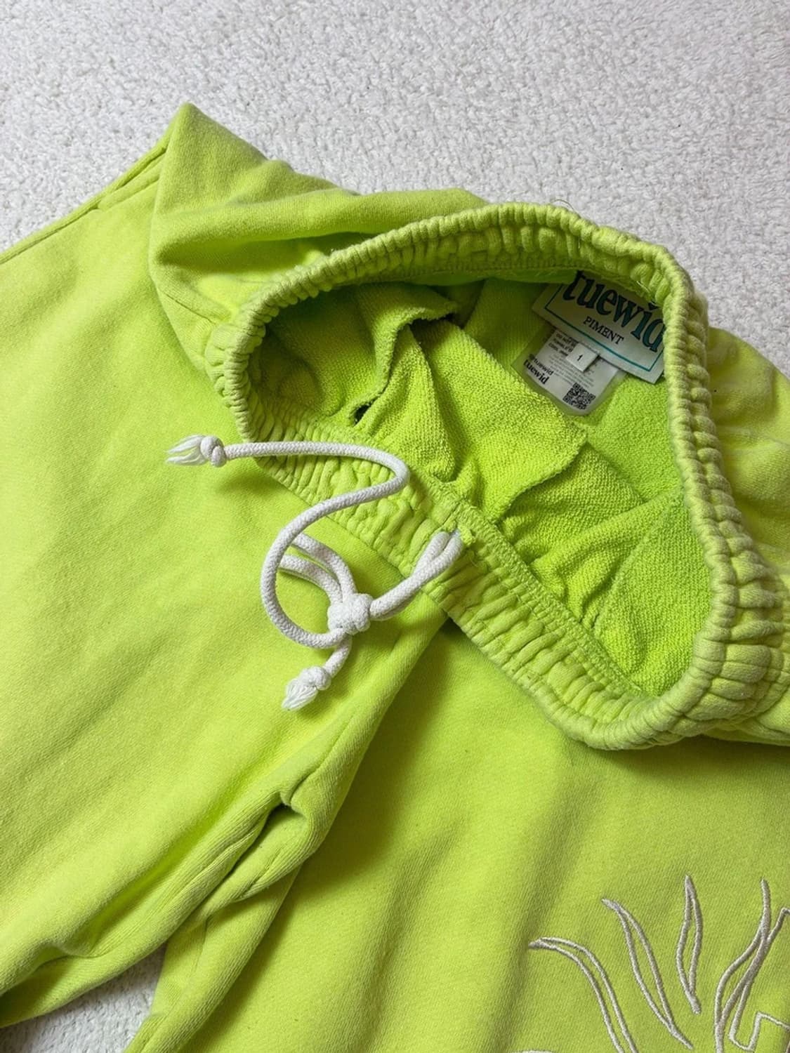 트위드 Tuewid 네온 스웻 조거 팬츠 PN7016 상품이미지7