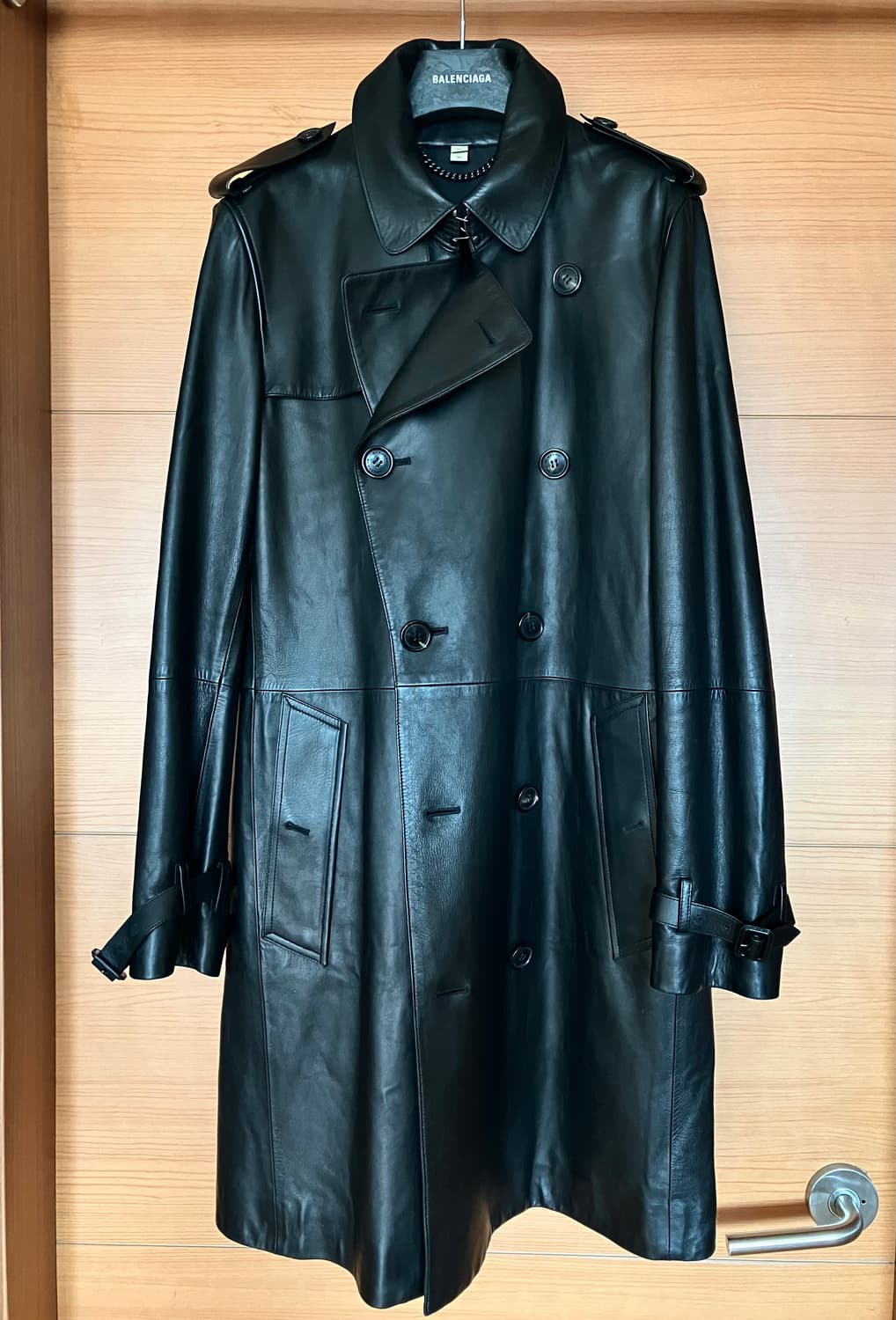 버버리 가죽 트렌치코트 상품이미지2