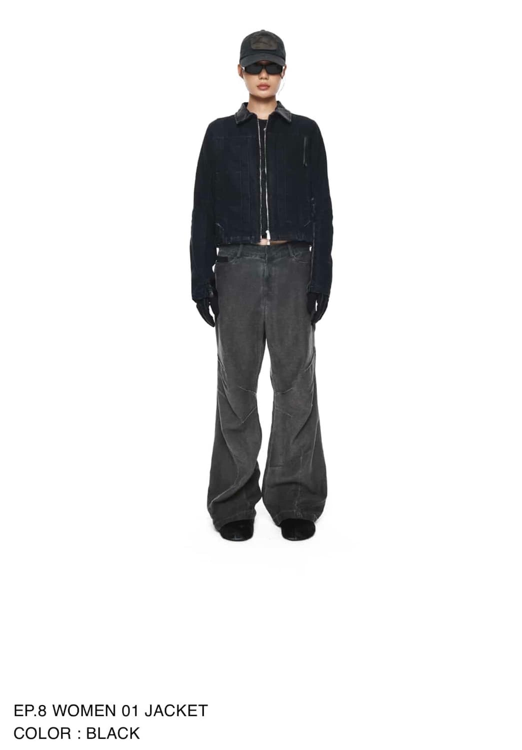 엑슬림 ep.8 우먼 01 자켓 블랙 상품이미지1
