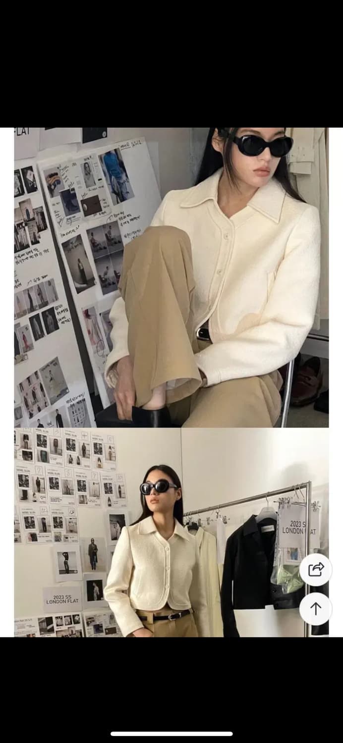 런던플랏 트윗자켓 블랙 상품이미지2