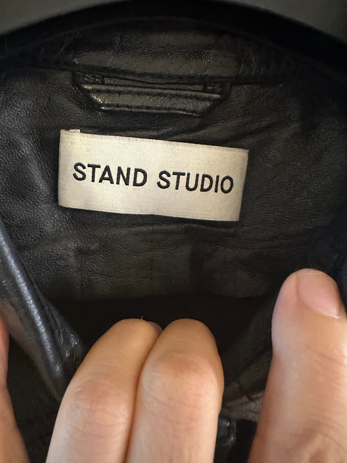 STAND STUDIO 스탠드 스튜디오 양가죽 100% 셔츠 (42) 상품이미지2