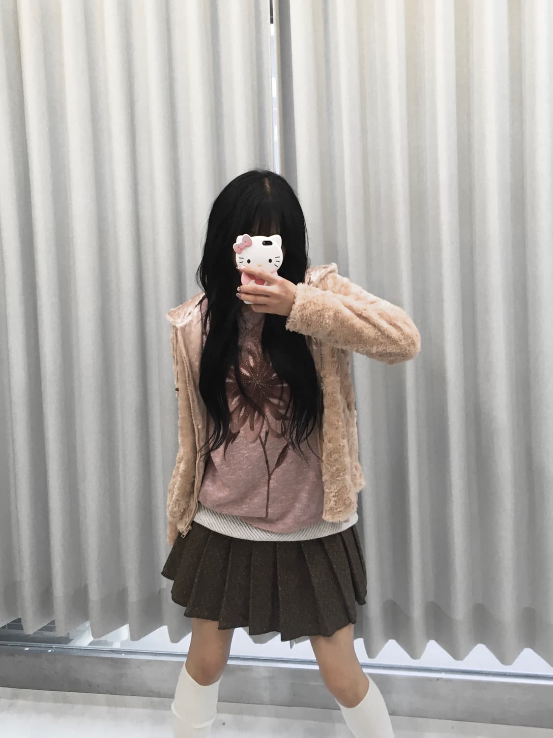 빈티지 핑크 곰돌이 코디 상품이미지3