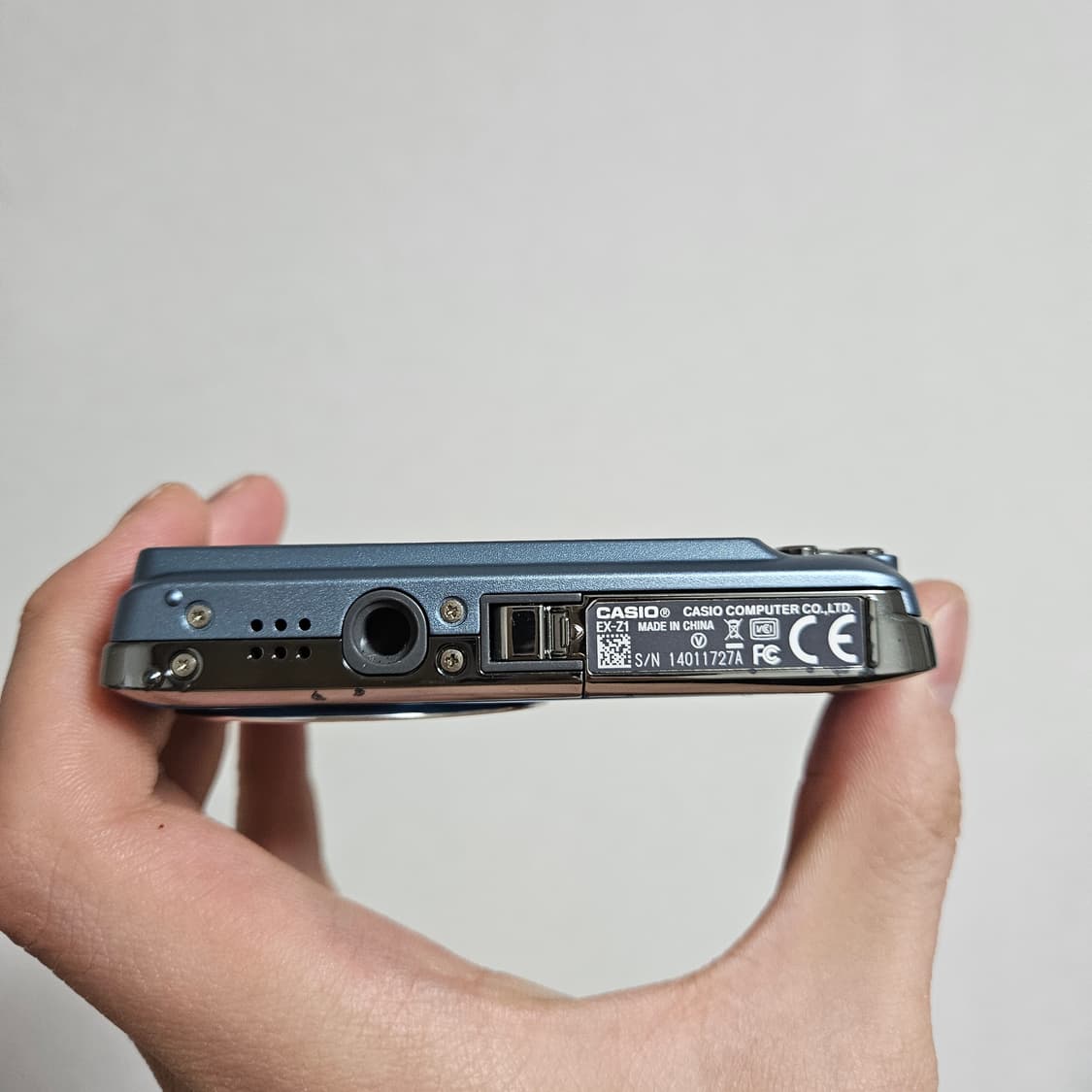 카시오 엑슬림 EX-Z1 블루 빈티지 디카 디지털카메라 상품이미지5