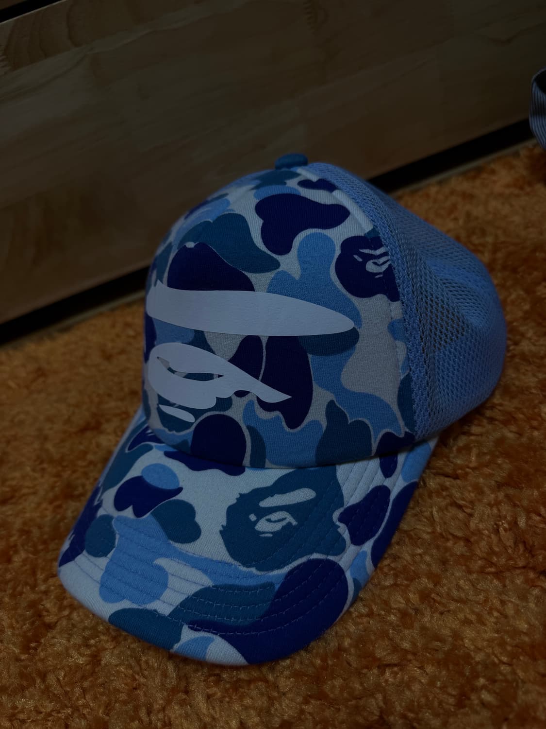 베이프 매쉬캡 블루 상품이미지1