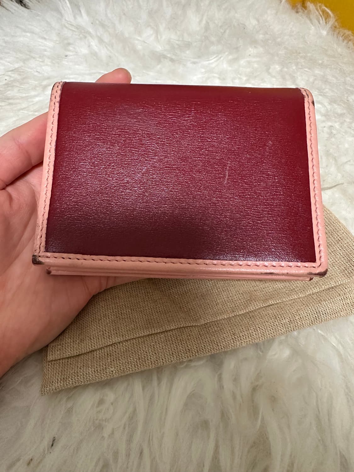 구찌 홀스빗 핑크 반지갑 상품이미지5