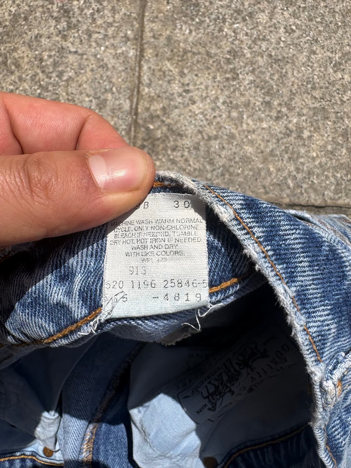 90s 리바이스 555 데님팬츠 상품이미지5