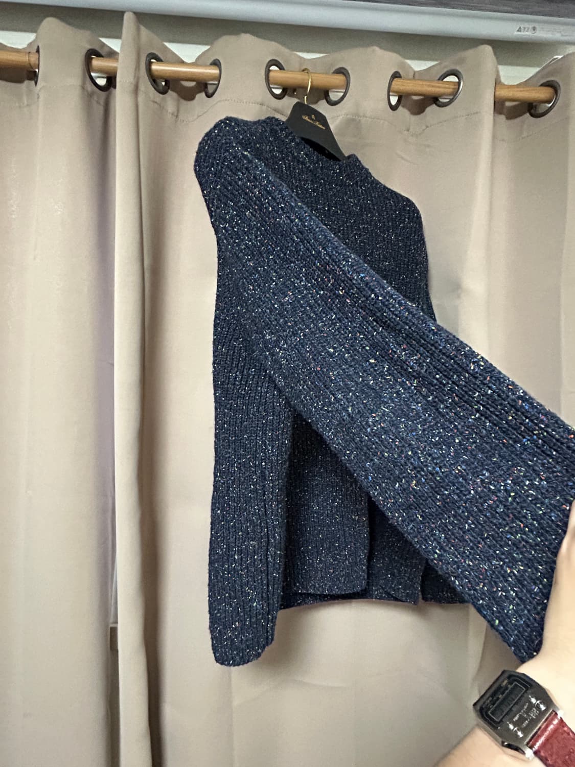 코스 도네갈 니트 네이비 24fw (XL) 상품이미지3