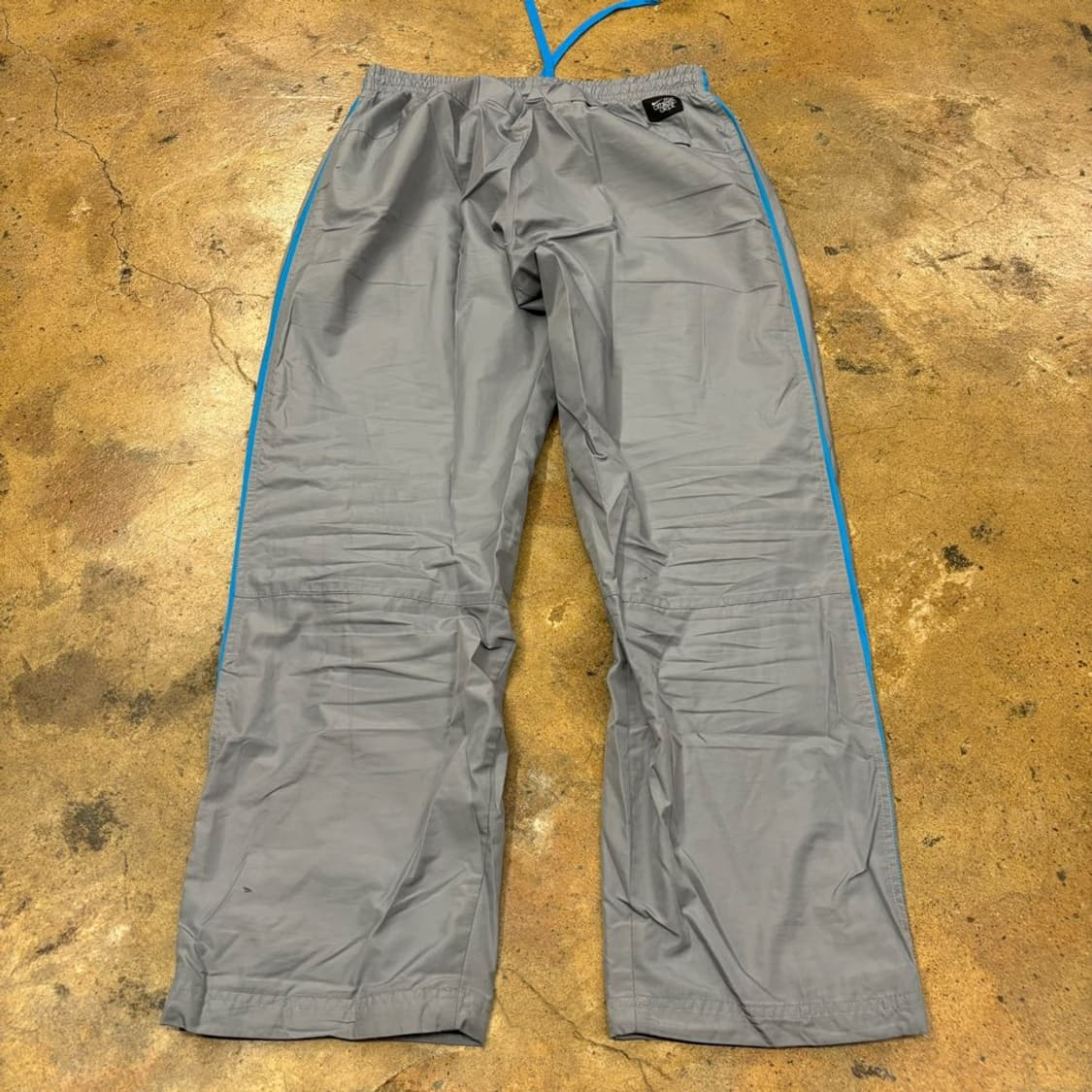 [정품/XL] 나이키 회색 파랑 트랙 팬츠 상품이미지3