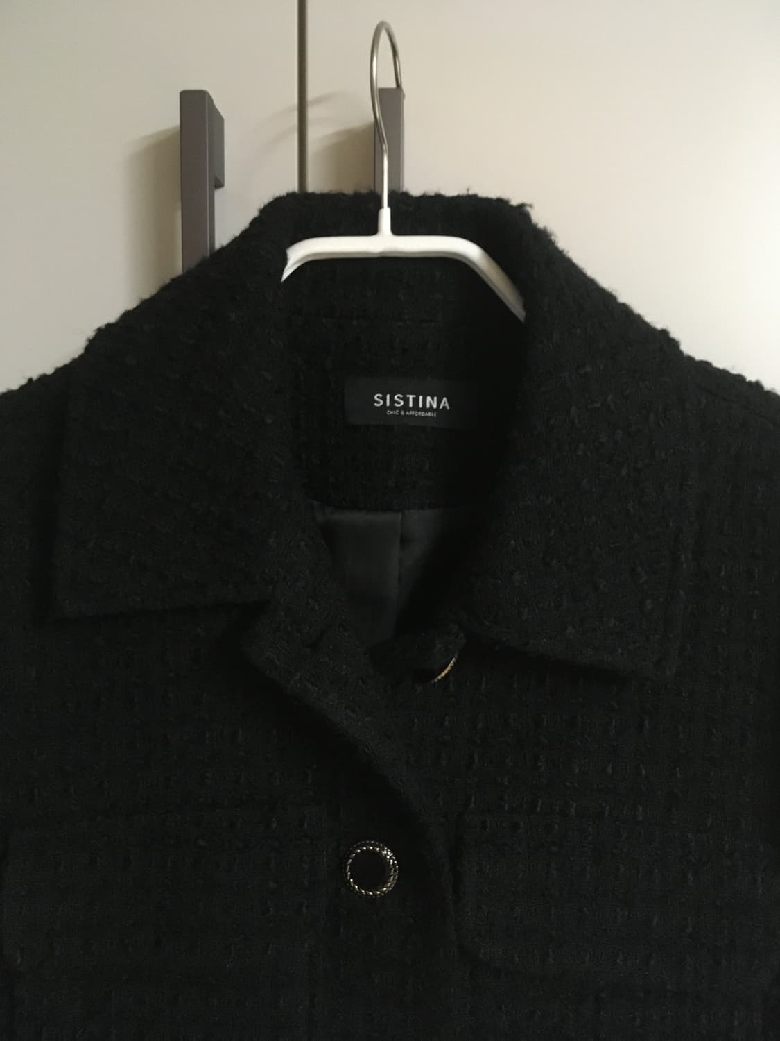 시스티나 카라 트위드 자켓 상품이미지3