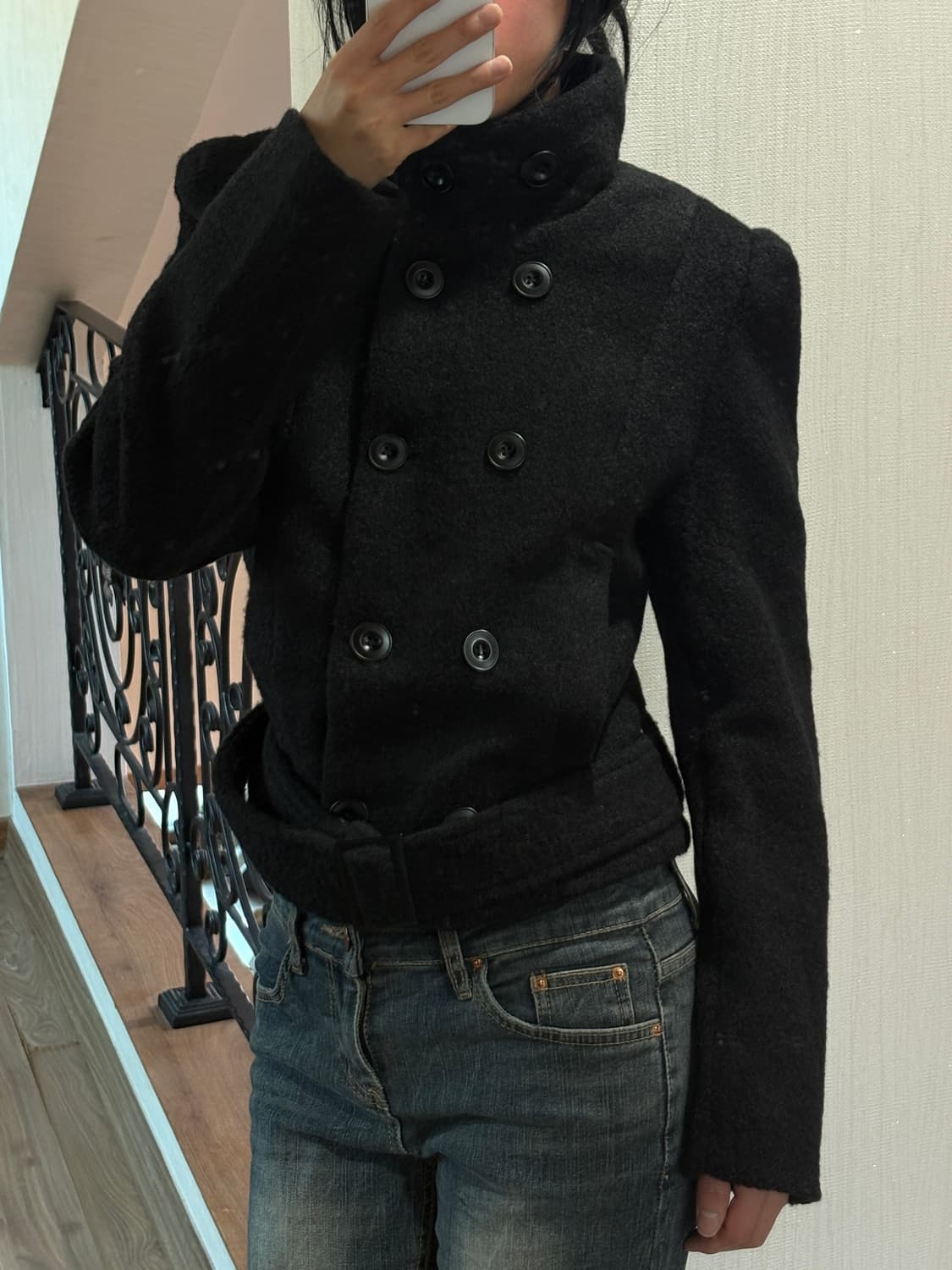 미르바 블레어 벨티드 코트 S 상품이미지1