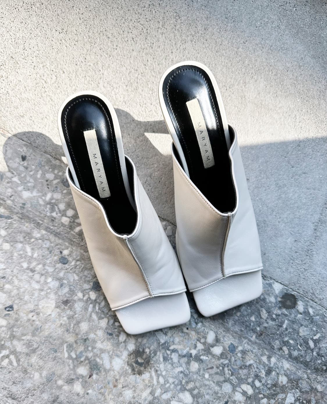 MARYAM NASSIR ZADEH square mules 상품이미지2