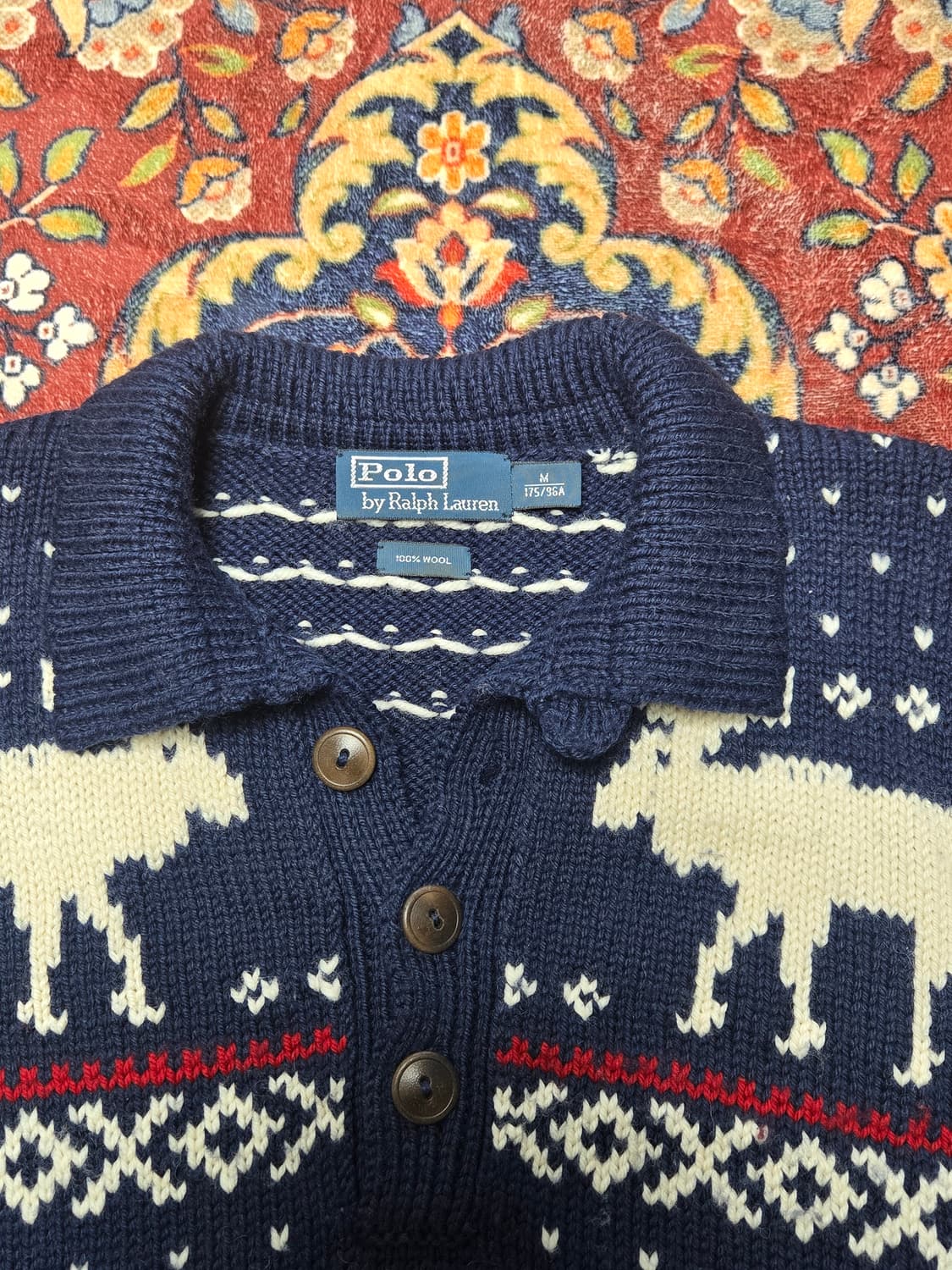 폴로 랄프로렌 무스(Moose) 헨리넥 울 니트.M 상품이미지2