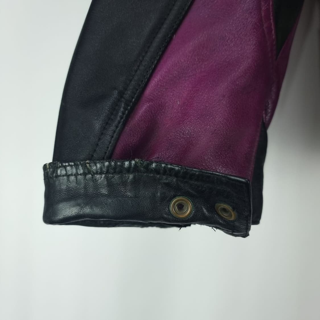 아메리칸빈티지 리얼 카우 레더 바이커 레이싱 가죽 자켓 M16558 상품이미지6