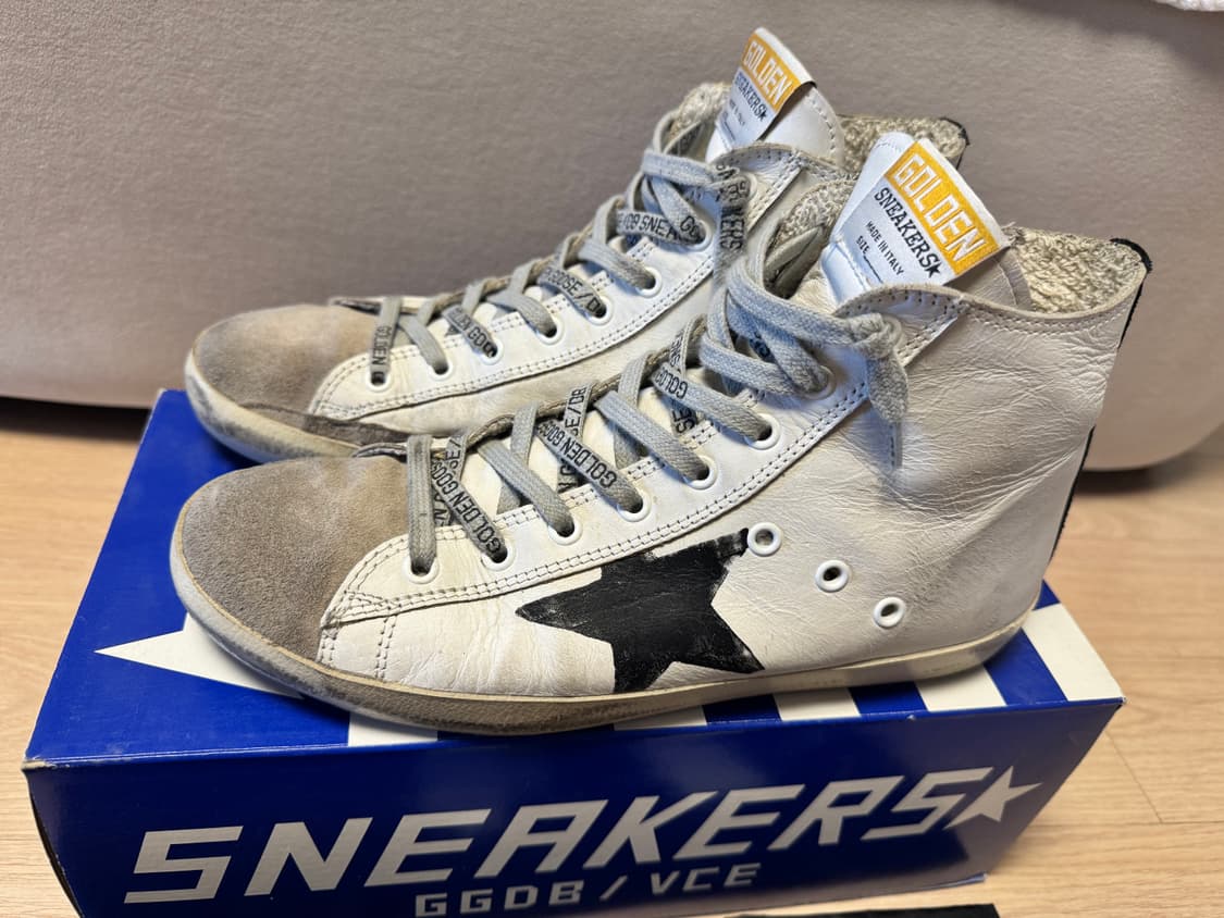 골든구스 프란시 하이탑 스니커즈 260 (40사이즈) 풀박스 상품이미지1
