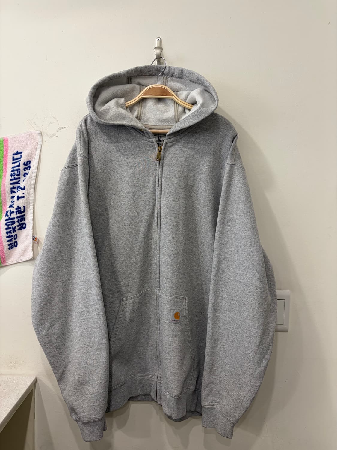 134. 칼하트 그레이 루즈핏 후드집업 상품이미지1