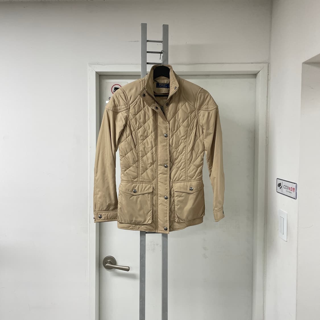 폴로 랄프로렌 베이지 퀄팅 자켓 XS(W) 상품이미지1